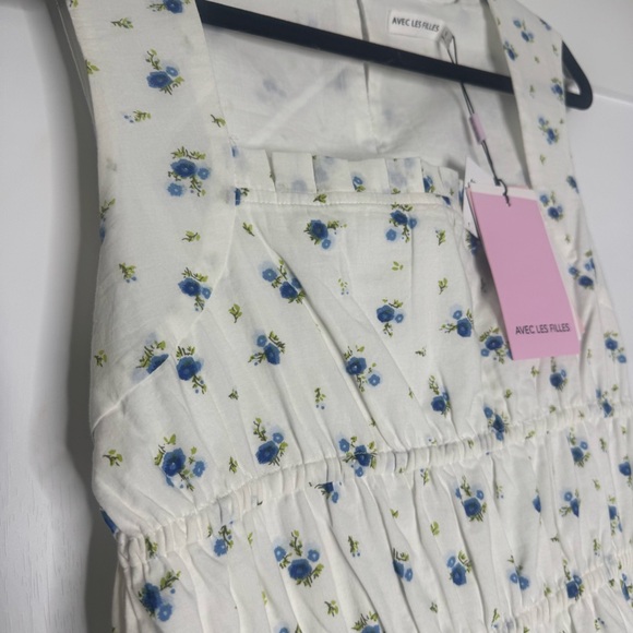 Avec Les Filles floral white sun dress - Picture 10 of 14